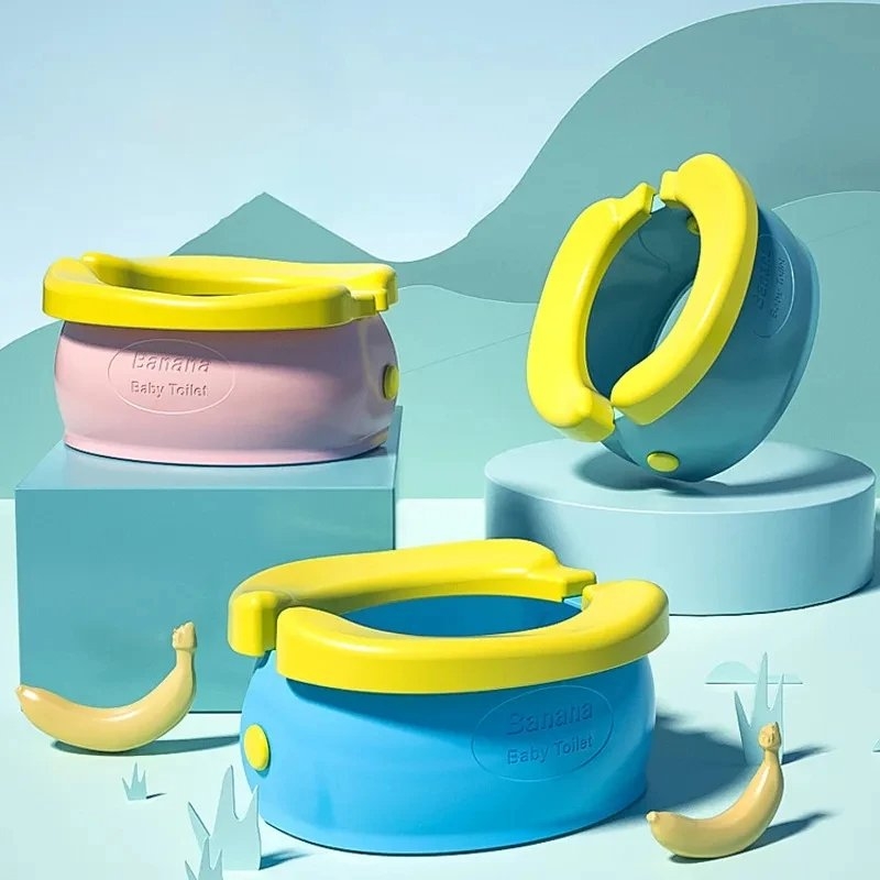 Portable Potty for Kids Travel Foldable Baby Potty Training Seat Outdoor and Indoor Easy to Clean